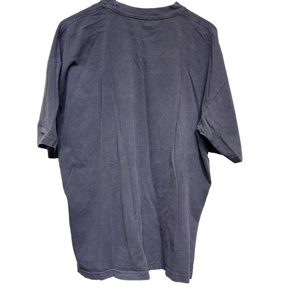 Village T-Shirt Love and Death Gray by Los Angeles Apparel Plus Size 2XL - Picture 3 of 6